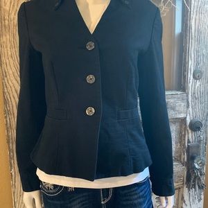 Black Issac Mizrahi Jacket/Blazer